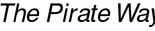 Font : ContextSSK-Italic Custom Text : The Pirate Way Test your own text here Click to download or to view this font on a tshirt that can be custom printed in Bali