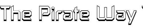 Font : Control-Freak-Offset Custom Text : The Pirate Way Test your own text here Click to download or to view this font on a tshirt that can be custom printed in Bali