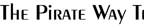 Font : Creme-SSi-Semi-Bold Custom Text : The Pirate Way Test your own text here Click to download or to view this font on a tshirt that can be custom printed in Bali