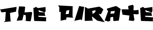 Font : Cro-Magnum-Jagged Custom Text : The Pirate Way Test your own text here Click to download or to view this font on a tshirt that can be custom printed in Bali