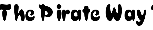 Font : CroixDB-Normal Custom Text : The Pirate Way Test your own text here Click to download or to view this font on a tshirt that can be custom printed in Bali
