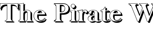 Font : CrossBeckerShadow-Bold Custom Text : The Pirate Way Test your own text here Click to download or to view this font on a tshirt that can be custom printed in Bali
