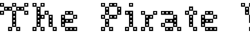 Font : CrossStichSSK Custom Text : The Pirate Way Test your own text here Click to download or to view this font on a tshirt that can be custom printed in Bali
