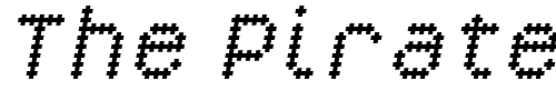Font : Crossover-BoldOblique Custom Text : The Pirate Way Test your own text here Click to download or to view this font on a tshirt that can be custom printed in Bali