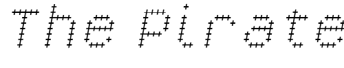 Font : Crossover-LightOblique Custom Text : The Pirate Way Test your own text here Click to download or to view this font on a tshirt that can be custom printed in Bali