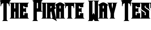 Font : Crown-Title Custom Text : The Pirate Way Test your own text here Click to download or to view this font on a tshirt that can be custom printed in Bali