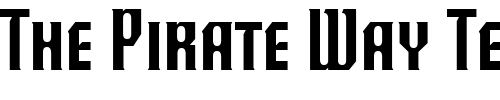 Font : Crucifix-S Custom Text : The Pirate Way Test your own text here Click to download or to view this font on a tshirt that can be custom printed in Bali