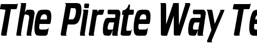 Font : CruiserCondensed Custom Text : The Pirate Way Test your own text here Click to download or to view this font on a tshirt that can be custom printed in Bali
