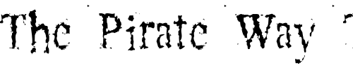 Font : Crusti Custom Text : The Pirate Way Test your own text here Click to download or to view this font on a tshirt that can be custom printed in Bali
