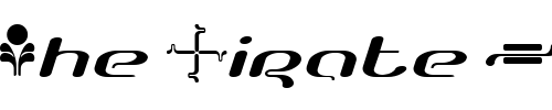 Font : Crystopia-Atmosphere Custom Text : The Pirate Way Test your own text here Click to download or to view this font on a tshirt that can be custom printed in Bali