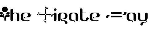 Font : Crystopia-Ultraspace Custom Text : The Pirate Way Test your own text here Click to download or to view this font on a tshirt that can be custom printed in Bali