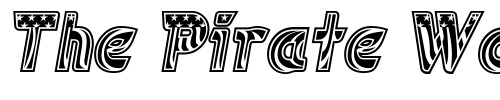 Font : CubanSuperDeluxe Custom Text : The Pirate Way Test your own text here Click to download or to view this font on a tshirt that can be custom printed in Bali