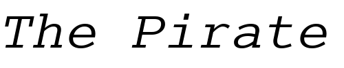 Font : Cumberland-Italic Custom Text : The Pirate Way Test your own text here Click to download or to view this font on a tshirt that can be custom printed in Bali