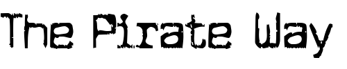 Font : Cuomotype Custom Text : The Pirate Way Test your own text here Click to download or to view this font on a tshirt that can be custom printed in Bali