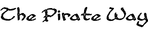 Font : Cup-and-Talon Custom Text : The Pirate Way Test your own text here Click to download or to view this font on a tshirt that can be custom printed in Bali