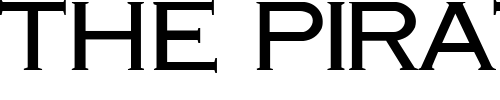 Font : CuproDisplayCapsSSK-Regular Custom Text : The Pirate Way Test your own text here Click to download or to view this font on a tshirt that can be custom printed in Bali