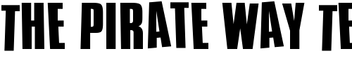 Font : Cure--Wild-Mood-Swings Custom Text : The Pirate Way Test your own text here Click to download or to view this font on a tshirt that can be custom printed in Bali