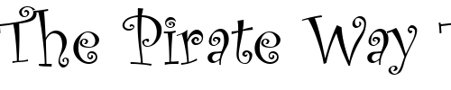 Font : Curlz-MT Custom Text : The Pirate Way Test your own text here Click to download or to view this font on a tshirt that can be custom printed in Bali