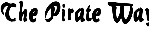 Font : Current-Black Custom Text : The Pirate Way Test your own text here Click to download or to view this font on a tshirt that can be custom printed in Bali