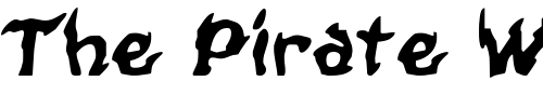 Font : CursedKuerbis Custom Text : The Pirate Way Test your own text here Click to download or to view this font on a tshirt that can be custom printed in Bali