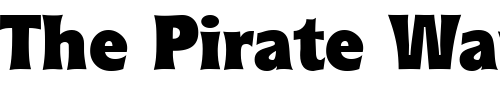 Font : CurvacBlack-Regular Custom Text : The Pirate Way Test your own text here Click to download or to view this font on a tshirt that can be custom printed in Bali
