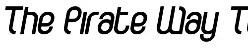 Font : CurvatureBold-Italic Custom Text : The Pirate Way Test your own text here Click to download or to view this font on a tshirt that can be custom printed in Bali