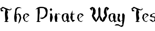 Font : CuthbMangle Custom Text : The Pirate Way Test your own text here Click to download or to view this font on a tshirt that can be custom printed in Bali