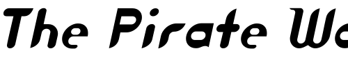 Font : Cyberotica-Medium Custom Text : The Pirate Way Test your own text here Click to download or to view this font on a tshirt that can be custom printed in Bali