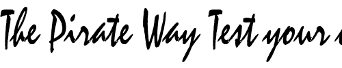 Font : CycloneCondensed Custom Text : The Pirate Way Test your own text here Click to download or to view this font on a tshirt that can be custom printed in Bali