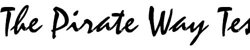 Font : CyclonePlain Custom Text : The Pirate Way Test your own text here Click to download or to view this font on a tshirt that can be custom printed in Bali