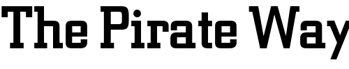 Font : CyprusMedium Custom Text : The Pirate Way Test your own text here Click to download or to view this font on a tshirt that can be custom printed in Bali
