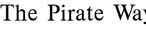 Font : CyrillicFrenchTimesSSK Custom Text : The Pirate Way Test your own text here Click to download or to view this font on a tshirt that can be custom printed in Bali