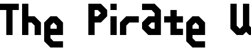 Font : D3-Beatmapism-Neo Custom Text : The Pirate Way Test your own text here Click to download or to view this font on a tshirt that can be custom printed in Bali