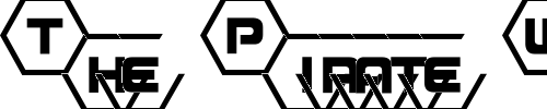 Font : D3-Honeycombism Custom Text : The Pirate Way Test your own text here Click to download or to view this font on a tshirt that can be custom printed in Bali