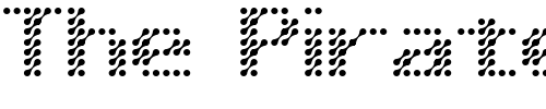 Font : D3-Isotopism Custom Text : The Pirate Way Test your own text here Click to download or to view this font on a tshirt that can be custom printed in Bali
