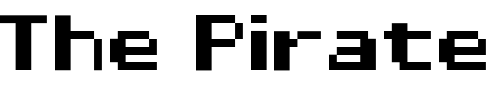 Font : D3-LiteBitMapism-Bold Custom Text : The Pirate Way Test your own text here Click to download or to view this font on a tshirt that can be custom printed in Bali