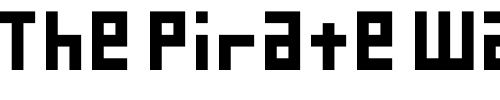 Font : D3-Petitbitmapism-Flat Custom Text : The Pirate Way Test your own text here Click to download or to view this font on a tshirt that can be custom printed in Bali