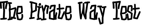 Font : D3-Skullism-Alphabet-Bold Custom Text : The Pirate Way Test your own text here Click to download or to view this font on a tshirt that can be custom printed in Bali