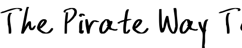 Font : DCWri-Bold Custom Text : The Pirate Way Test your own text here Click to download or to view this font on a tshirt that can be custom printed in Bali