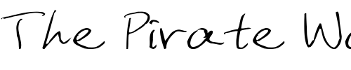 Font : DCWri-Ex Custom Text : The Pirate Way Test your own text here Click to download or to view this font on a tshirt that can be custom printed in Bali