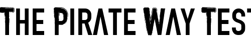 Font : DENIAL Custom Text : The Pirate Way Test your own text here Click to download or to view this font on a tshirt that can be custom printed in Bali