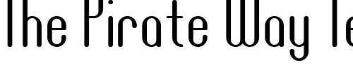 Font : DF667-Plastic-Jesus Custom Text : The Pirate Way Test your own text here Click to download or to view this font on a tshirt that can be custom printed in Bali