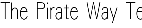 Font : DFGKinBun-W3 Custom Text : The Pirate Way Test your own text here Click to download or to view this font on a tshirt that can be custom printed in Bali