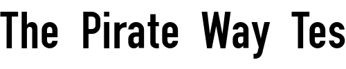 Font : DIN1451EF-EngNeu Custom Text : The Pirate Way Test your own text here Click to download or to view this font on a tshirt that can be custom printed in Bali