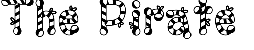 Font : DJ-Candy-Cane Custom Text : The Pirate Way Test your own text here Click to download or to view this font on a tshirt that can be custom printed in Bali