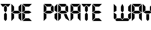 Font : DS-Crystal Custom Text : The Pirate Way Test your own text here Click to download or to view this font on a tshirt that can be custom printed in Bali