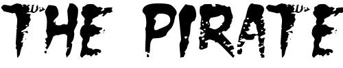 Font : DS-Eraser2 Custom Text : The Pirate Way Test your own text here Click to download or to view this font on a tshirt that can be custom printed in Bali