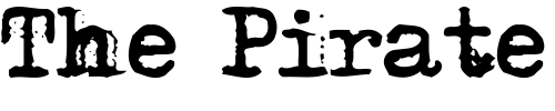 Font : DS-Moster Custom Text : The Pirate Way Test your own text here Click to download or to view this font on a tshirt that can be custom printed in Bali