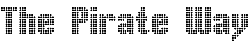 Font : DS-Point Custom Text : The Pirate Way Test your own text here Click to download or to view this font on a tshirt that can be custom printed in Bali