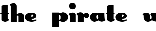 Font : DS-Rabbit-Medium Custom Text : The Pirate Way Test your own text here Click to download or to view this font on a tshirt that can be custom printed in Bali